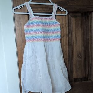 Abercrombie Kids Embroidered Rainbow Dress